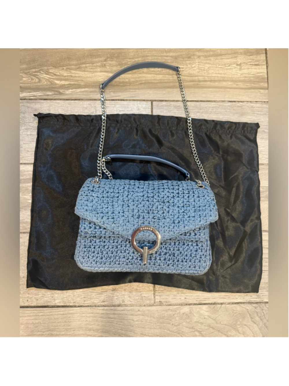 Sandro YZA Raffia Shoulder Bag - Picture 5 of 15
